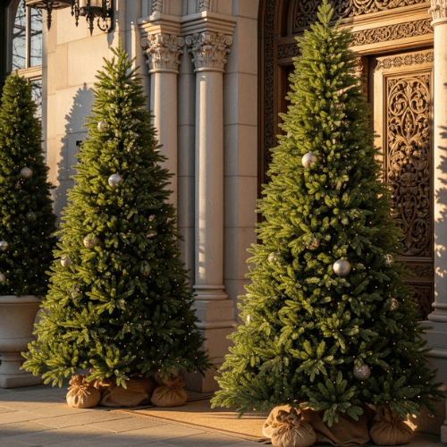 Entrance Artificial Christmas Trees